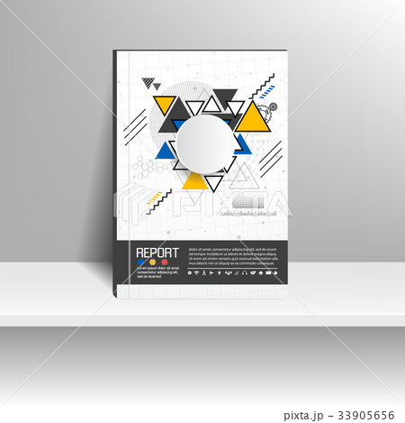 Vector design for Cover Report Annual Flyer Poster Vector design for Cover Report Annual Flyer Poster 33905656
