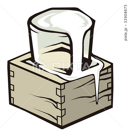 もっきりのイラスト素材