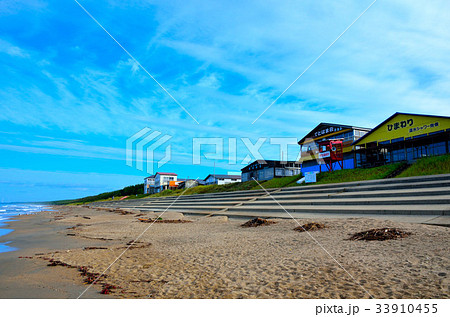 出戸浜海水浴場 秋田県男鹿半島の写真素材 出戸浜海水浴場 秋田県男鹿半島の写真素材