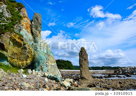 館山崎　秋田県男鹿半島 33910915