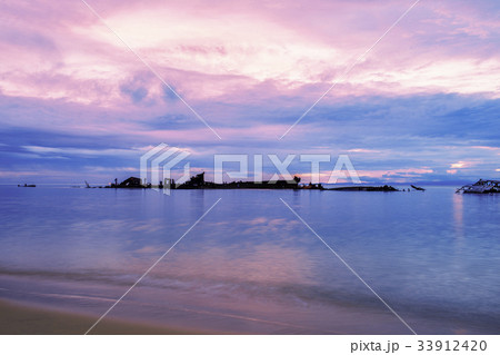 Sunk shipwrecks at Tangalooma Island. Sunk shipwrecks at Tangalooma Island. 33912420