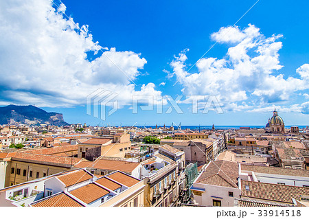 Cityscape of Palermo in Italy 33914518