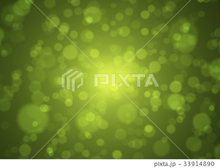 Soft green and gold bokeh background 33914890
