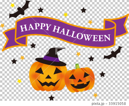 萬聖節南瓜和標題 33915058