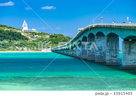沖縄県 古宇利島 自然風景の写真素材