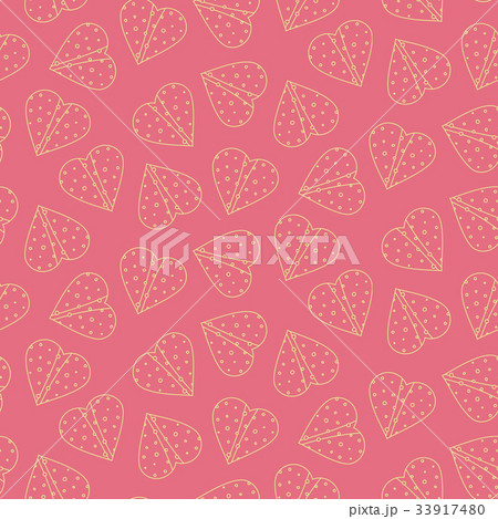 Nice outline tortilla hearts seamless pattern 33917480