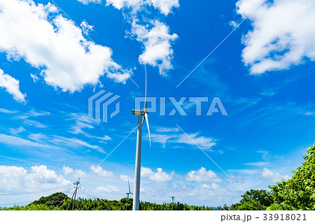風力発電 33918021