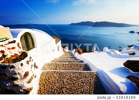 beautiful details of Santorini island, Greece beautiful details of Santorini island, Greece 33919169