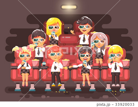 Vector illustration cartoon characters children 33920033