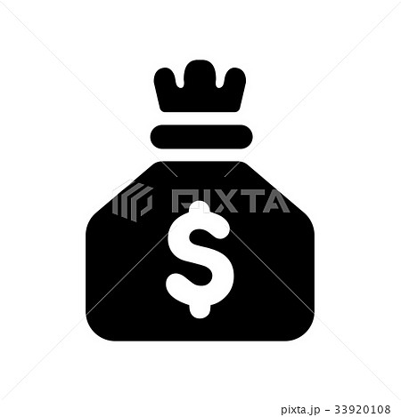 ドル袋 アイコンのイラスト素材