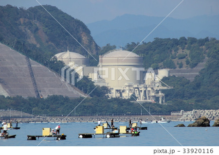 大飯原子力発電所(福井県 大飯郡 おおい町) 大飯原子力発電所(福井県 大飯郡 おおい町) 33920116