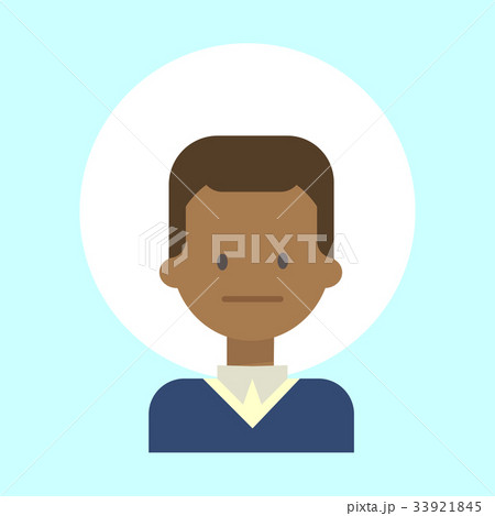 African American Male Neutral Emotion Profile Icon African American Male Neutral Emotion Profile Icon 33921845