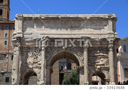 Triumphal Marble Arch on the Capitoline Hill, Rome 33923686