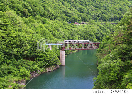 第三大川橋梁・会津鉄道(福島県・下郷町) 第三大川橋梁・会津鉄道(福島県・下郷町) 33926502