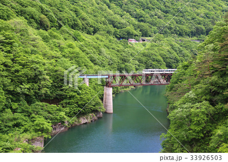 第三大川橋梁・会津鉄道（福島県・下郷町） 33926503