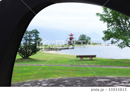 洞爺湖の浮見堂 33933815