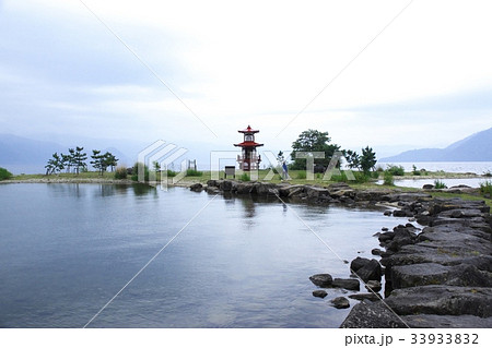 洞爺湖の浮見堂 33933832