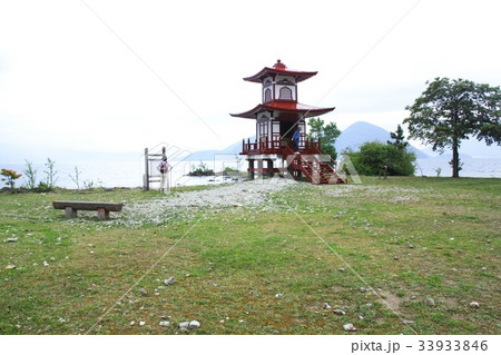 洞爺湖の浮見堂 33933846