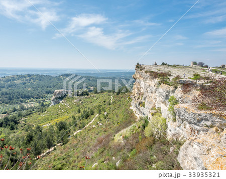 Landscape view from Chateau des Baux-de-provence 33935321