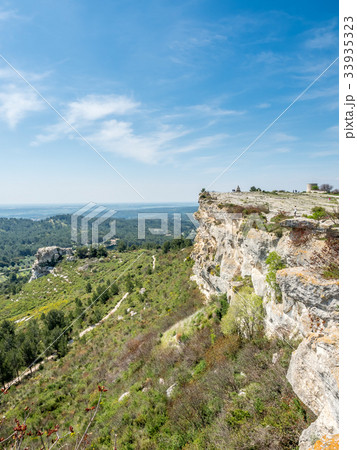 Landscape view from Chateau des Baux-de-provence Landscape view from Chateau des Baux-de-provence 33935323