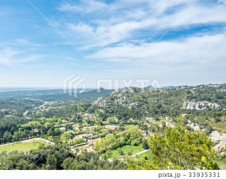 Landscape view from Chateau des Baux-de-provence 33935331