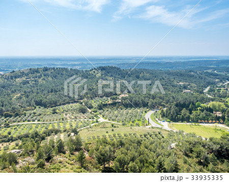 Landscape view from Chateau des Baux-de-provence Landscape view from Chateau des Baux-de-provence 33935335