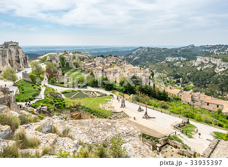 Landscape view from Chateau des Baux-de-provence 33935397