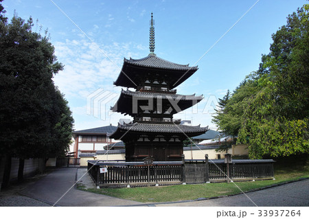 奈良　興福寺の三重塔 33937264