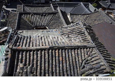 瓦屋根 北村韓屋村 ソウル 33938851