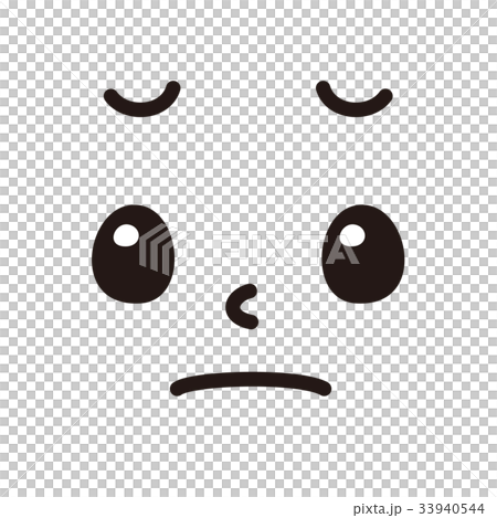 顔　困り顔 33940544