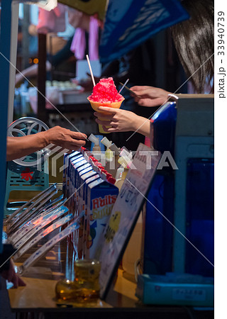 夏まつり　かき氷 33940739