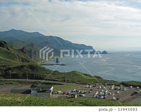 北海道 神威岬西岸の風景 北海道 神威岬西岸の風景 33943093