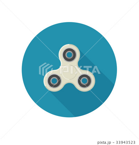 Fidget spinner in flat style 33943523