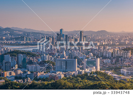 Seoul City Skyline, South Korea Seoul City Skyline, South Korea 33943748