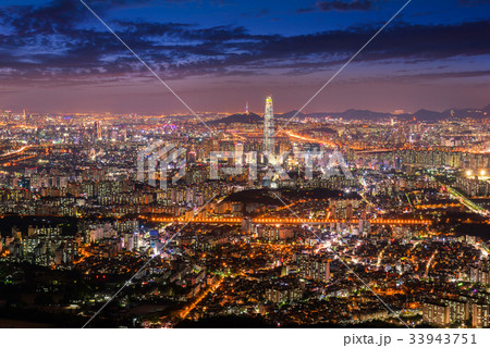 Korea,Seoul City Skyline , South Korea 33943751