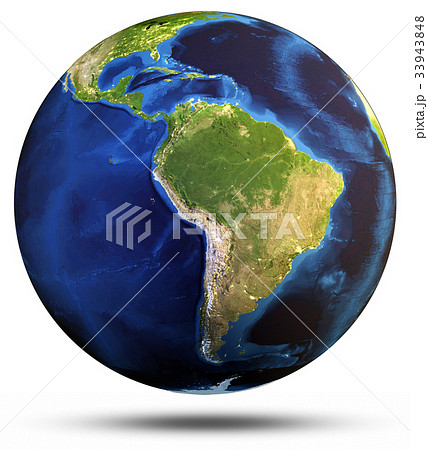 Planet Earth white isolated 3d rendering Planet Earth white isolated 3d rendering 33943848