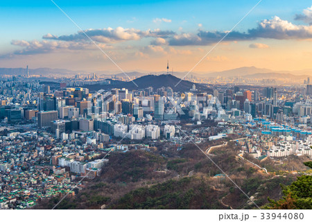 Seoul City Skyline, South Korea Seoul City Skyline, South Korea 33944080