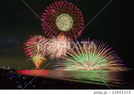 鈴鹿げんき花火大会17の写真素材