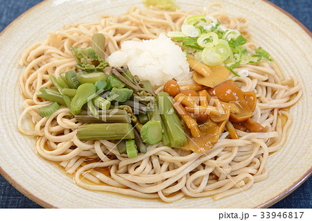 おいしい山菜おろし蕎麦 33946817