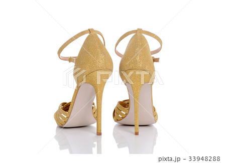 yellow shiny shoes 33948288