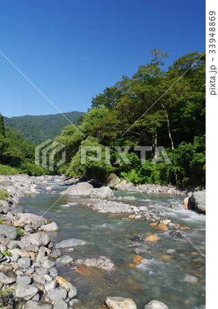 新潟　糸魚川の天然記念物「小滝川硬玉産地」　ヒスイのふるさと小滝川　糸魚川ジオサイト 33948869