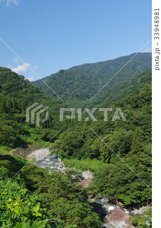 新潟　糸魚川の天然記念物「小滝川硬玉産地」　ヒスイのふるさと小滝川　糸魚川ジオサイト 33948981