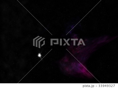 Star field in space and a nebulae Star field in space and a nebulae 33949327