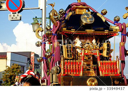 花巻まつり 神輿一斉連合パレードの写真素材