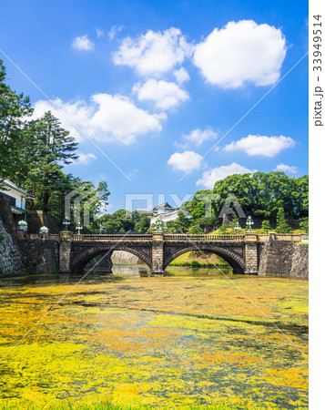 皇居 正門石橋 皇居 正門石橋 33949514