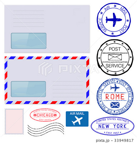 Envelopes with postmarks Envelopes with postmarks 33949817