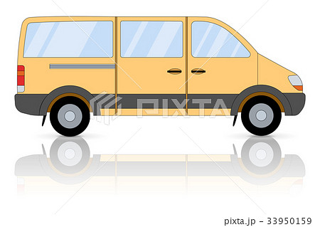 Yellow minibus 33950159