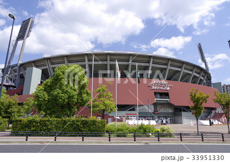 【超高解像度】カープ本拠地球場 Mazda Zoom-Zoomスタジアム広島(マツダスタジアム)外観 【超高解像度】カープ本拠地球場 Mazda Zoom-Zoomスタジアム広島(マツダスタジアム)外観 33951330