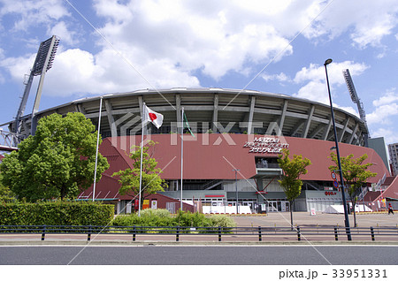 【超高解像度】カープ本拠地球場 Mazda Zoom-Zoomスタジアム広島(マツダスタジアム)外観 【超高解像度】カープ本拠地球場 Mazda Zoom-Zoomスタジアム広島(マツダスタジアム)外観 33951331