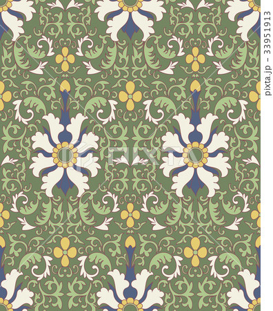 Seamless background vintage retro pattern 33951913